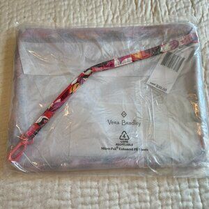 Vera Bradley Clear Pouch Wristlet - Rosa Floral